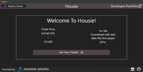 Ethereum Housie